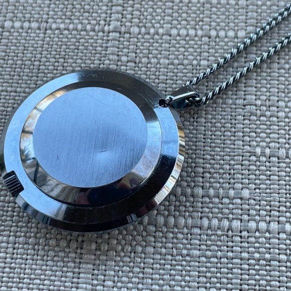 Buler Sea Pocket Watch Vintage Swiss Made 17 Jewels hand winding Watch Necklace - Picture 7 of 10